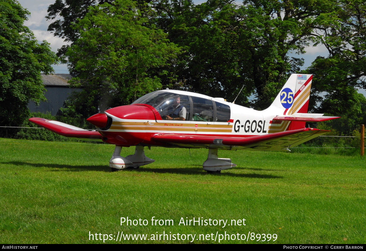 Aircraft Photo of G-GOSL | Robin DR-400-180 Regent | AirHistory.net #89399