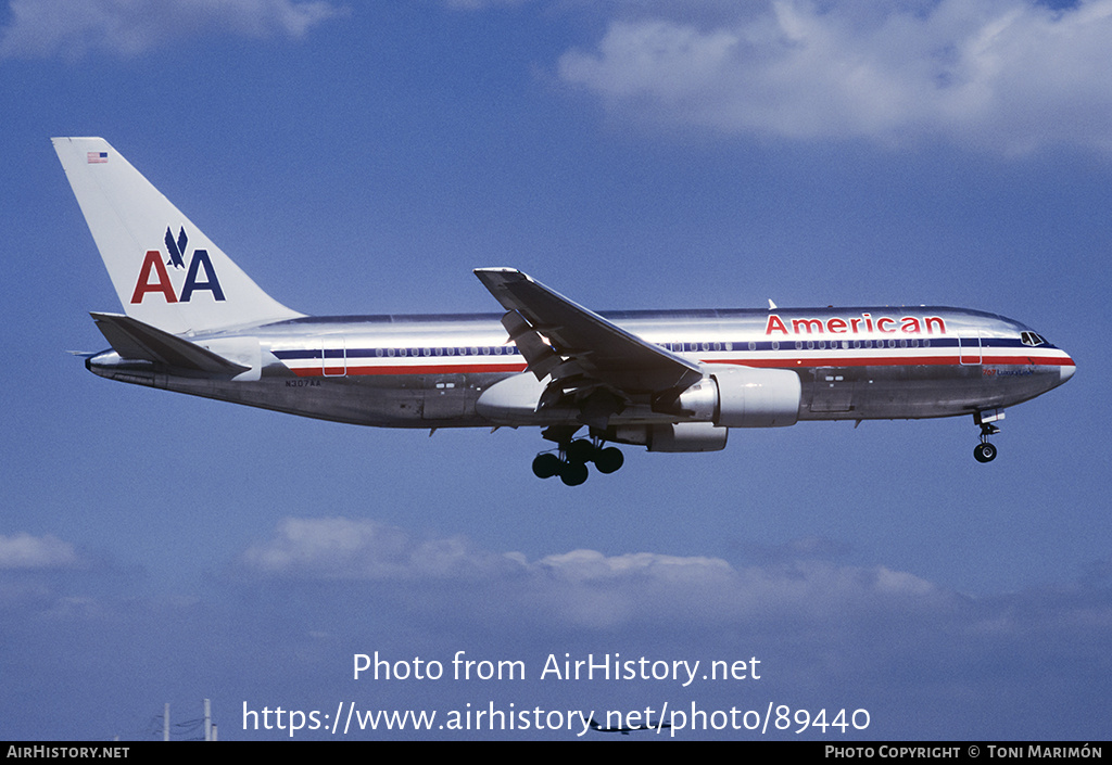 Aircraft Photo of N307AA | Boeing 767-223 | American Airlines | AirHistory.net #89440