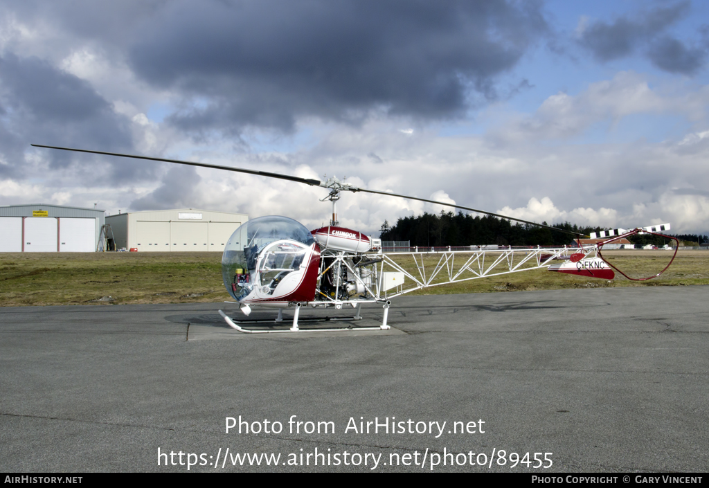 Aircraft Photo of C-FKNC | Bell 47G-2 | Chinook Helicopters | AirHistory.net #89455