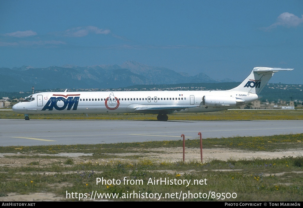 Aircraft Photo of F-GGMA | McDonnell Douglas MD-83 (DC-9-83) | AOM French Airlines | AirHistory.net #89500