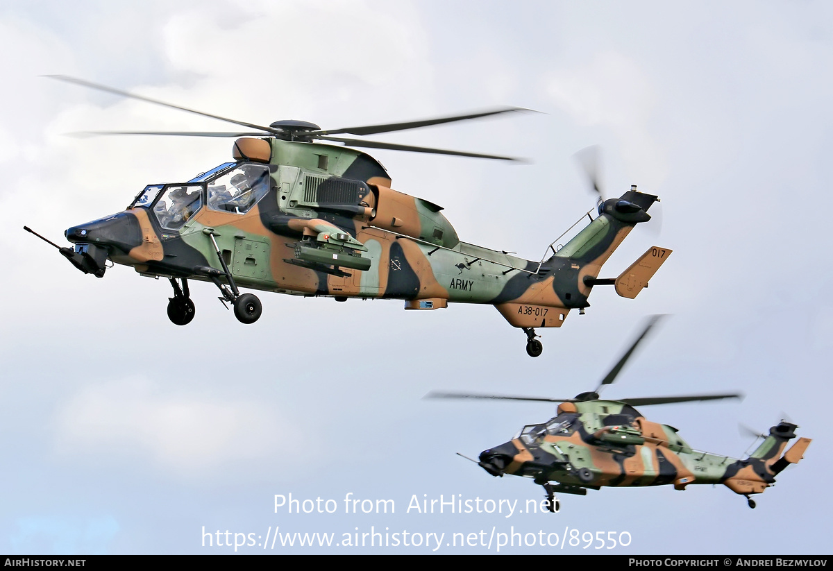 Aircraft Photo of A38-017 | Eurocopter EC-665 Tiger ARH | Australia - Army | AirHistory.net #89550