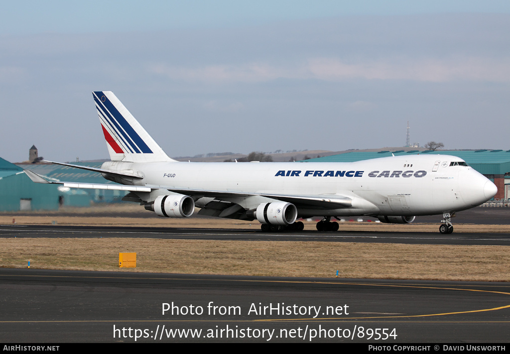 Aircraft Photo of F-GIUD | Boeing 747-428F/ER/SCD | Air France Cargo | AirHistory.net #89554