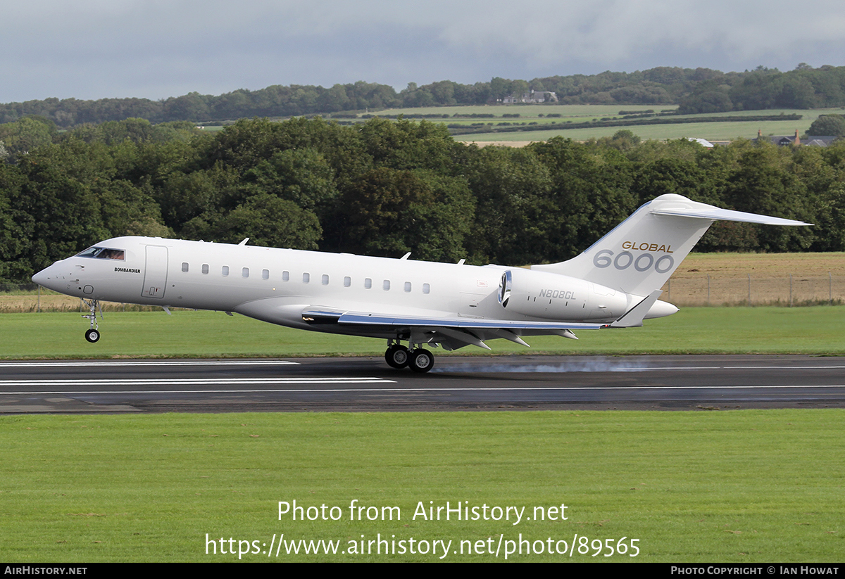 Aircraft Photo of N808GL | Bombardier Global 6000 (BD-700-1A10) | AirHistory.net #89565