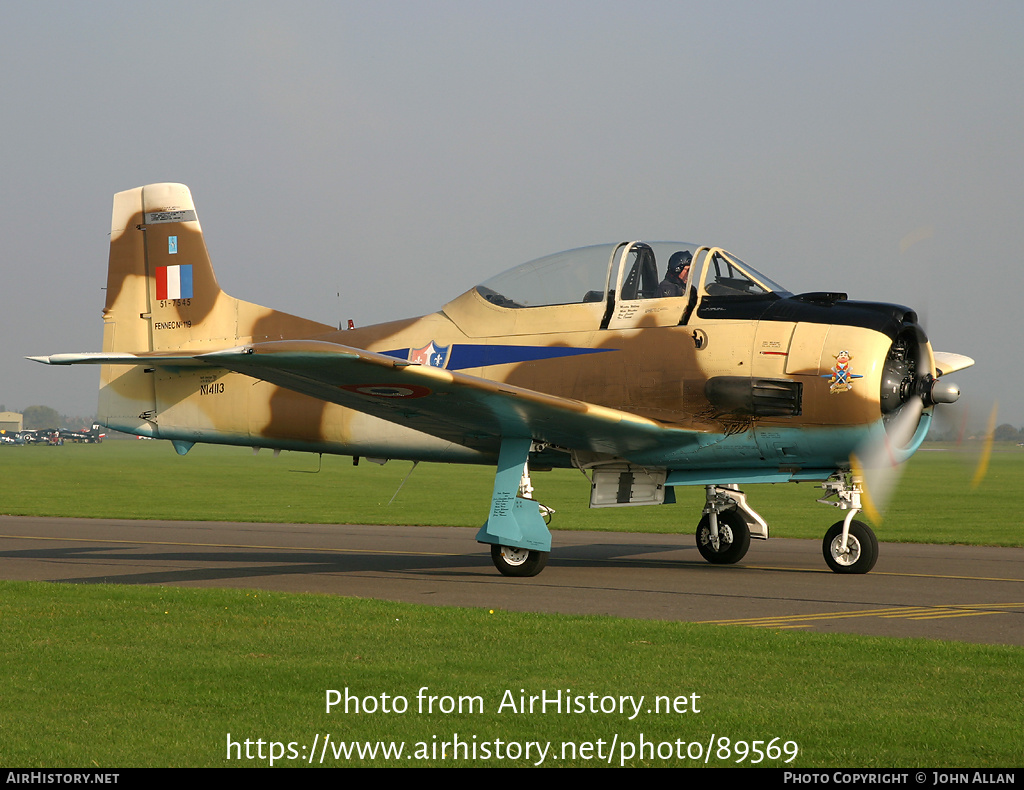 Aircraft Photo of N14113 / 51-7545 | North American AT-28D Trojan | France - Air Force | AirHistory.net #89569