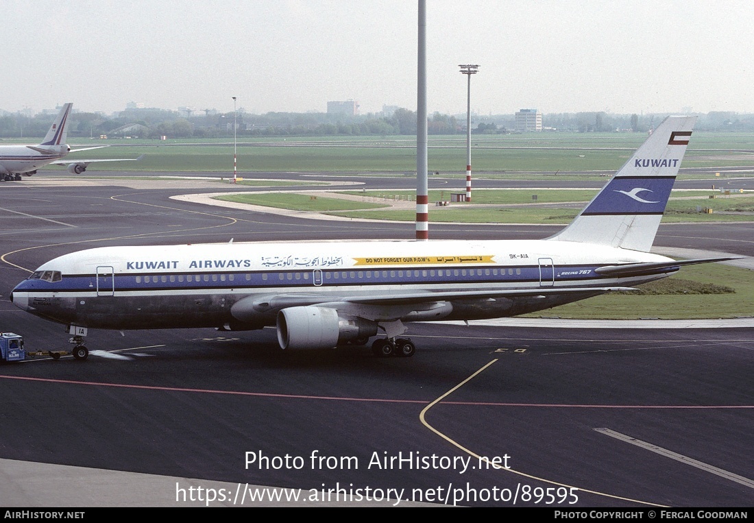 Aircraft Photo of 9K-AIA | Boeing 767-269/ER | Kuwait Airways | AirHistory.net #89595