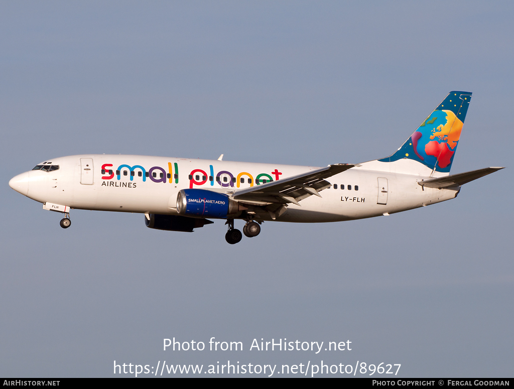 Aircraft Photo of LY-FLH | Boeing 737-382 | Small Planet Airlines | AirHistory.net #89627