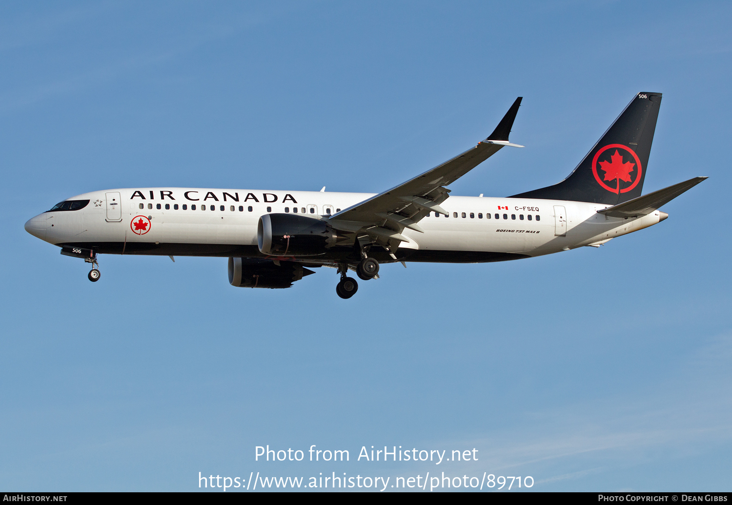 Aircraft Photo of C-FSEQ | Boeing 737-8 Max 8 | Air Canada | AirHistory.net #89710