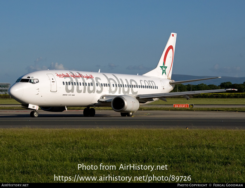 Aircraft Photo of CN-RND | Boeing 737-4B6 | Atlas Blue | AirHistory.net #89726