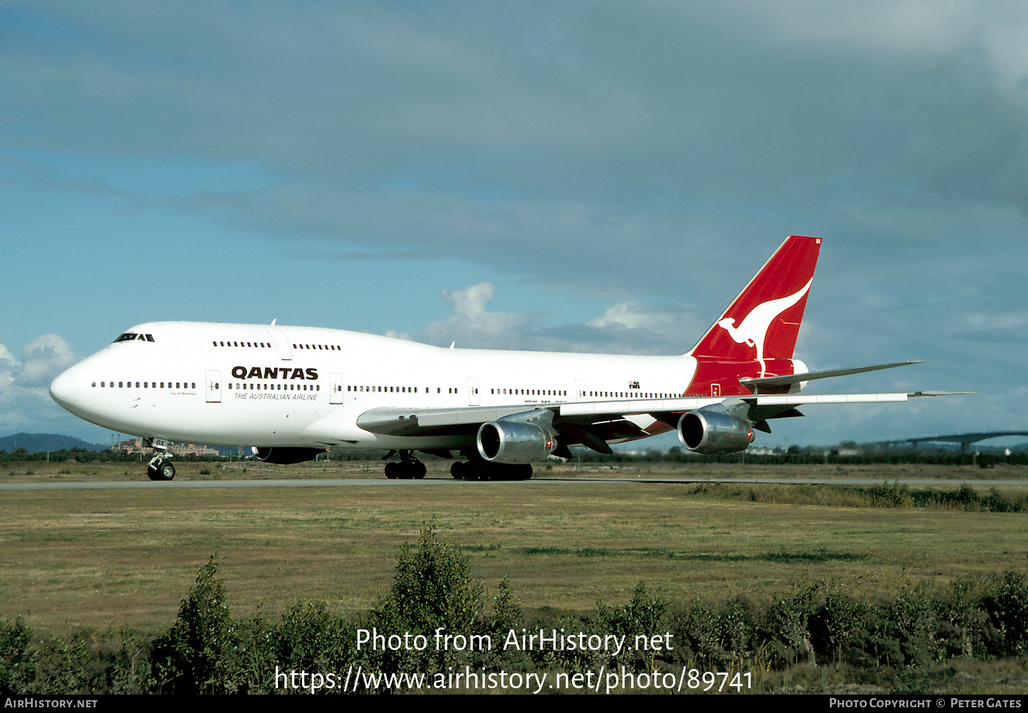 Aircraft Photo of VH-EBX | Boeing 747-338 | Qantas | AirHistory.net #89741