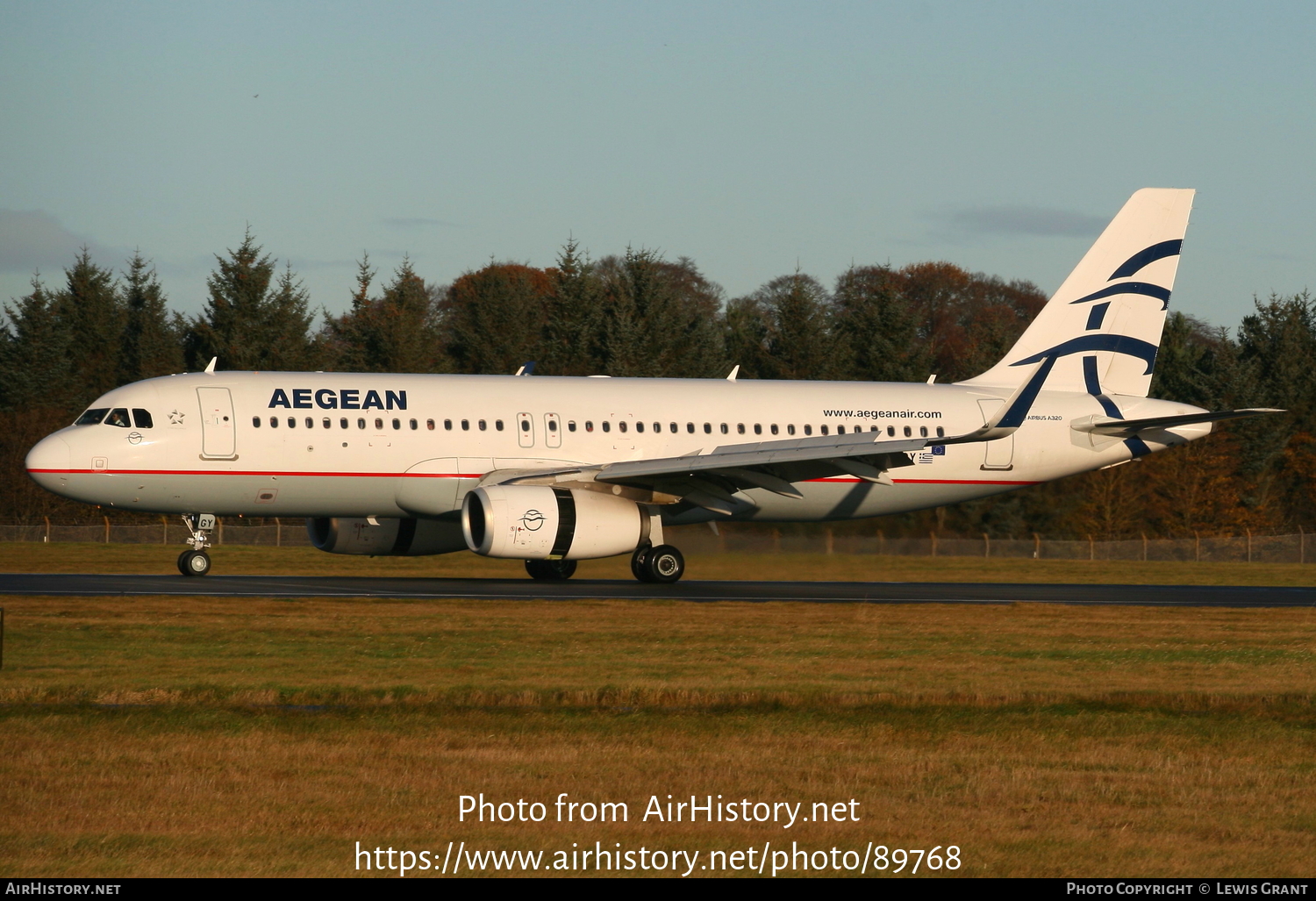 Aircraft Photo of SX-DGY | Airbus A320-232 | Aegean Airlines | AirHistory.net #89768