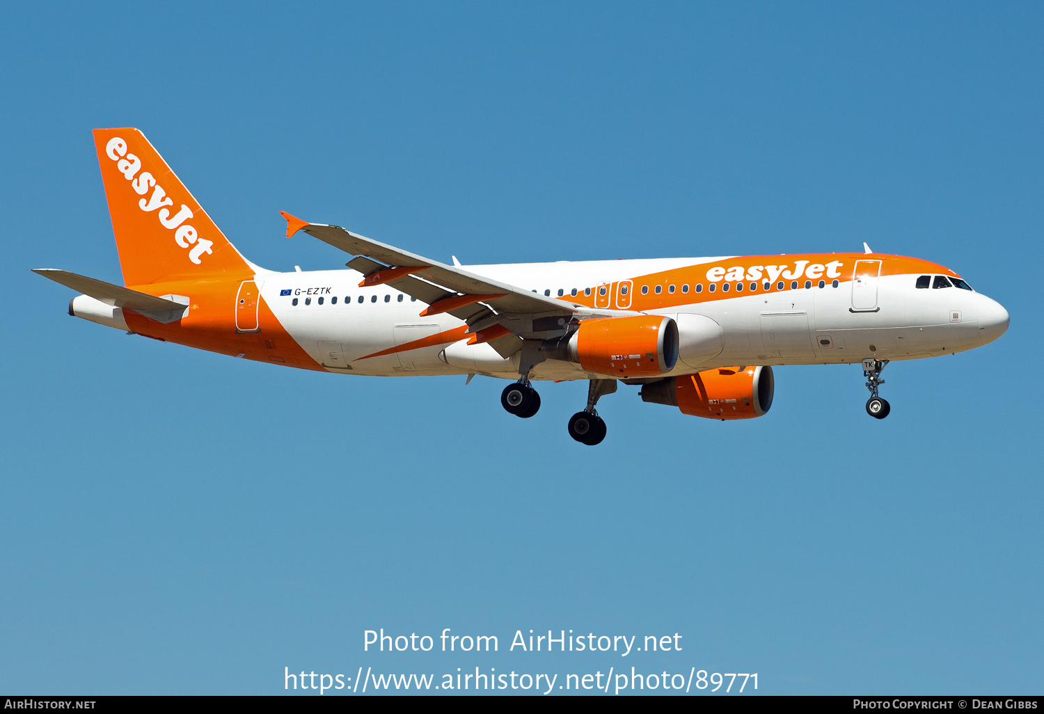 Aircraft Photo of G-EZTK | Airbus A320-214 | EasyJet | AirHistory.net #89771