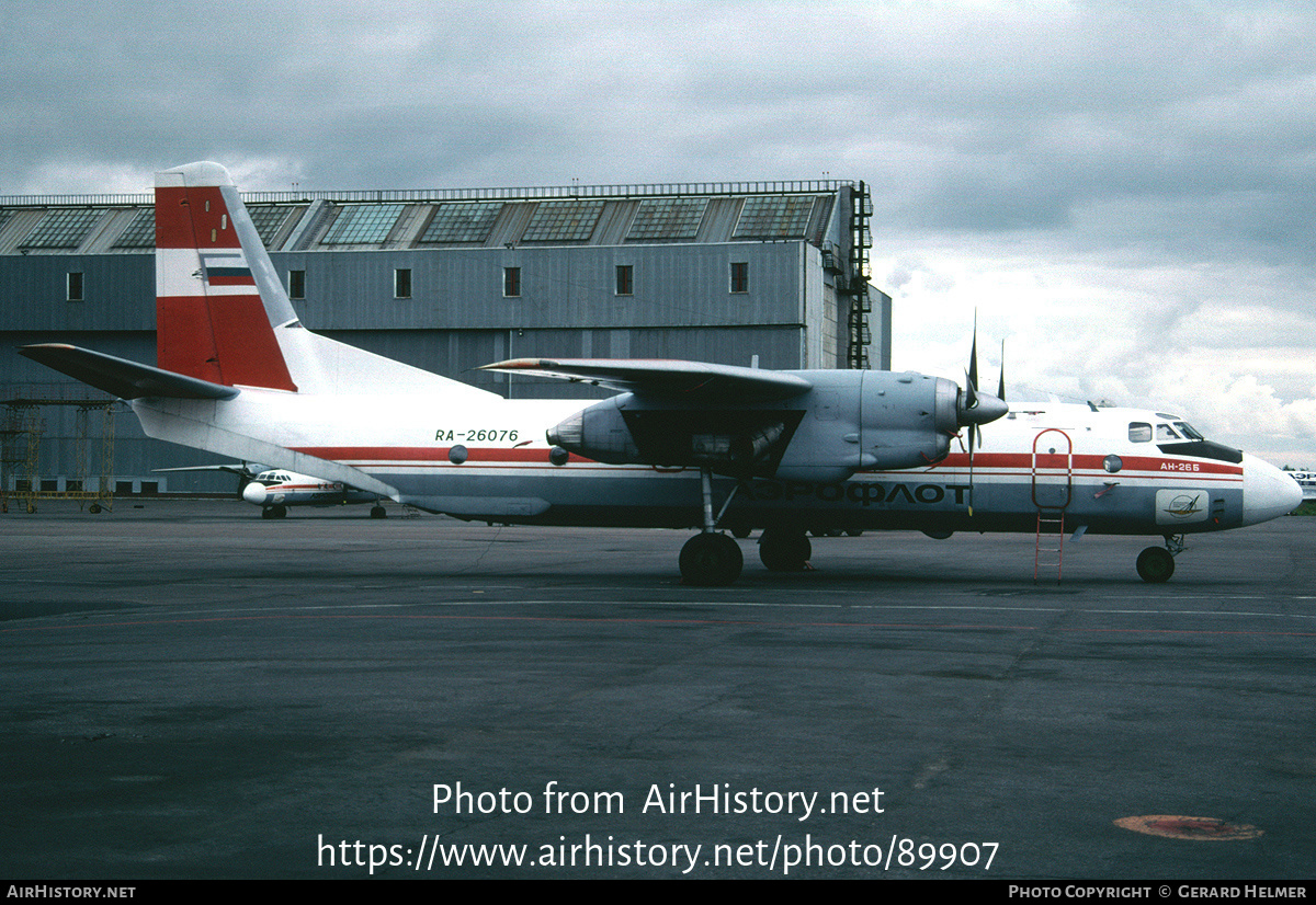 Aircraft Photo of RA-26076 | Antonov An-26B | AVL - Arkhangelsk Airlines | AirHistory.net #89907