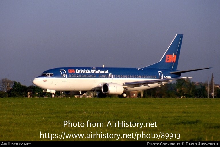 Aircraft Photo of G-OBMD | Boeing 737-33A | British Midland Airways - BMA | AirHistory.net #89913