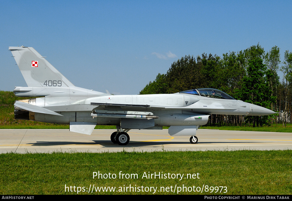 Aircraft Photo of 4069 | Lockheed Martin F-16CJ Fighting Falcon | Poland - Air Force | AirHistory.net #89973