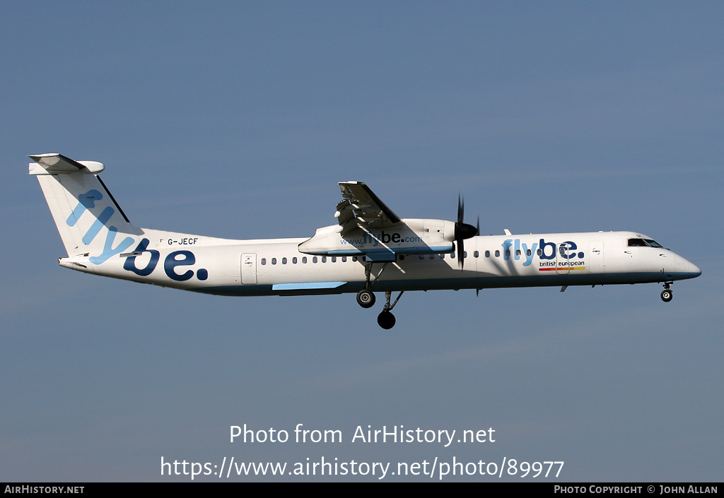 Aircraft Photo of G-JECF | Bombardier DHC-8-402 Dash 8 | Flybe - British European | AirHistory.net #89977