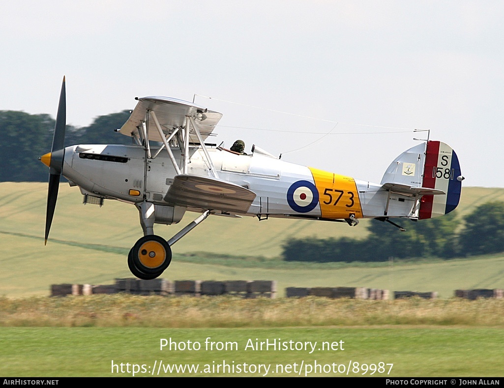 Aircraft Photo of G-BWWK / S1581 | Hawker Nimrod Mk1 | UK - Navy | AirHistory.net #89987