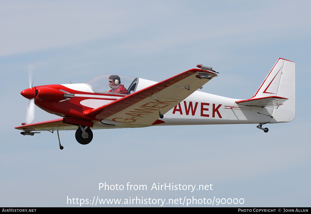 Aircraft Photo of G-AWEK | Sportavia-Pützer Fournier RF-4D | AirHistory.net #90000