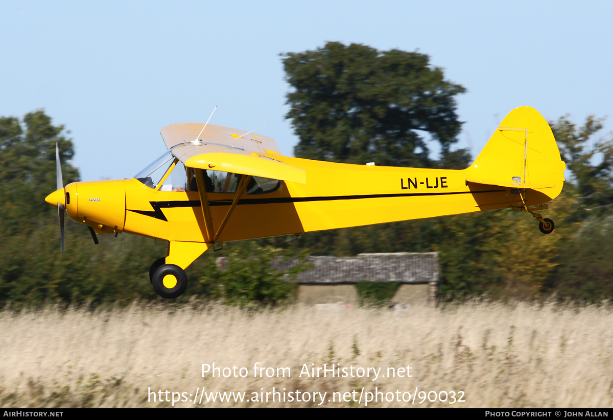 Aircraft Photo of LN-LJE | Piper PA-18-150/Mod Super Cub | AirHistory.net #90032