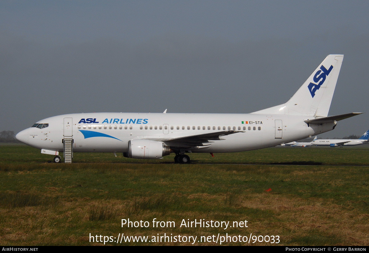 Aircraft Photo of EI-STA | Boeing 737-31S | ASL Airlines | AirHistory.net #90033