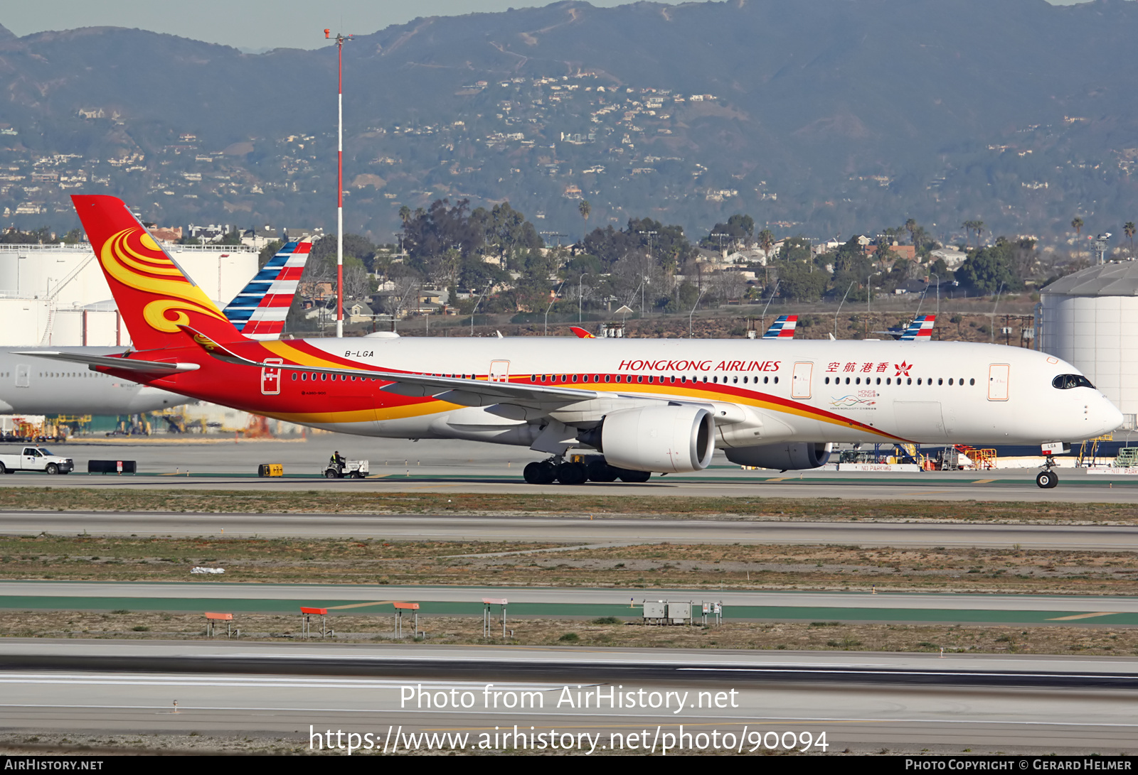 Aircraft Photo of B-LGA | Airbus A350-941 | Hong Kong Airlines | AirHistory.net #90094