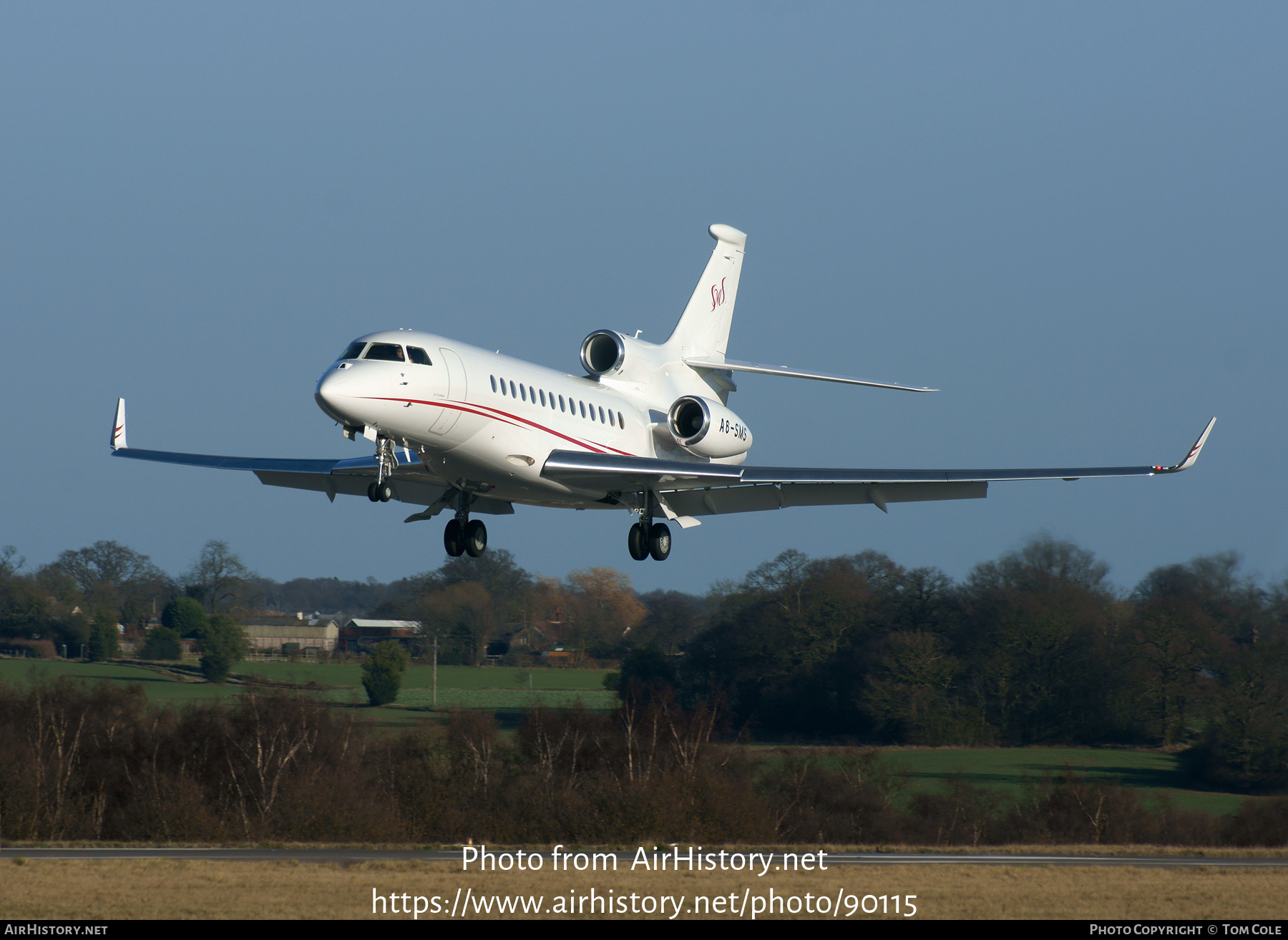 Aircraft Photo of A6-SMS | Dassault Falcon 7X | AirHistory.net #90115