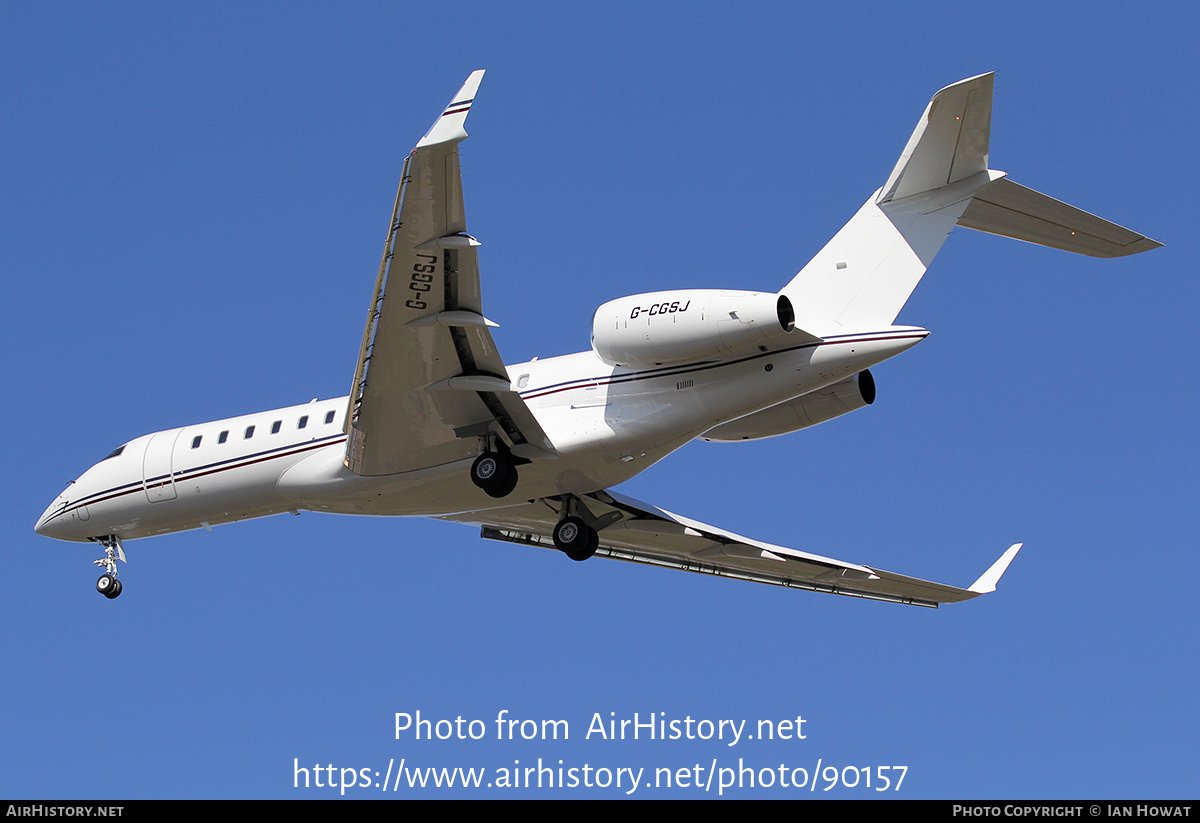 Aircraft Photo of G-CGSJ | Bombardier Global Express (BD-700-1A10) | AirHistory.net #90157