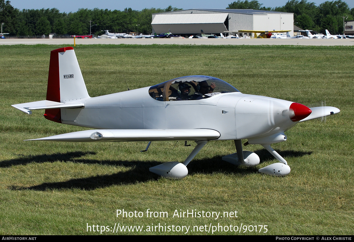 Aircraft Photo of N916MR | Van's RV-7A | AirHistory.net #90175