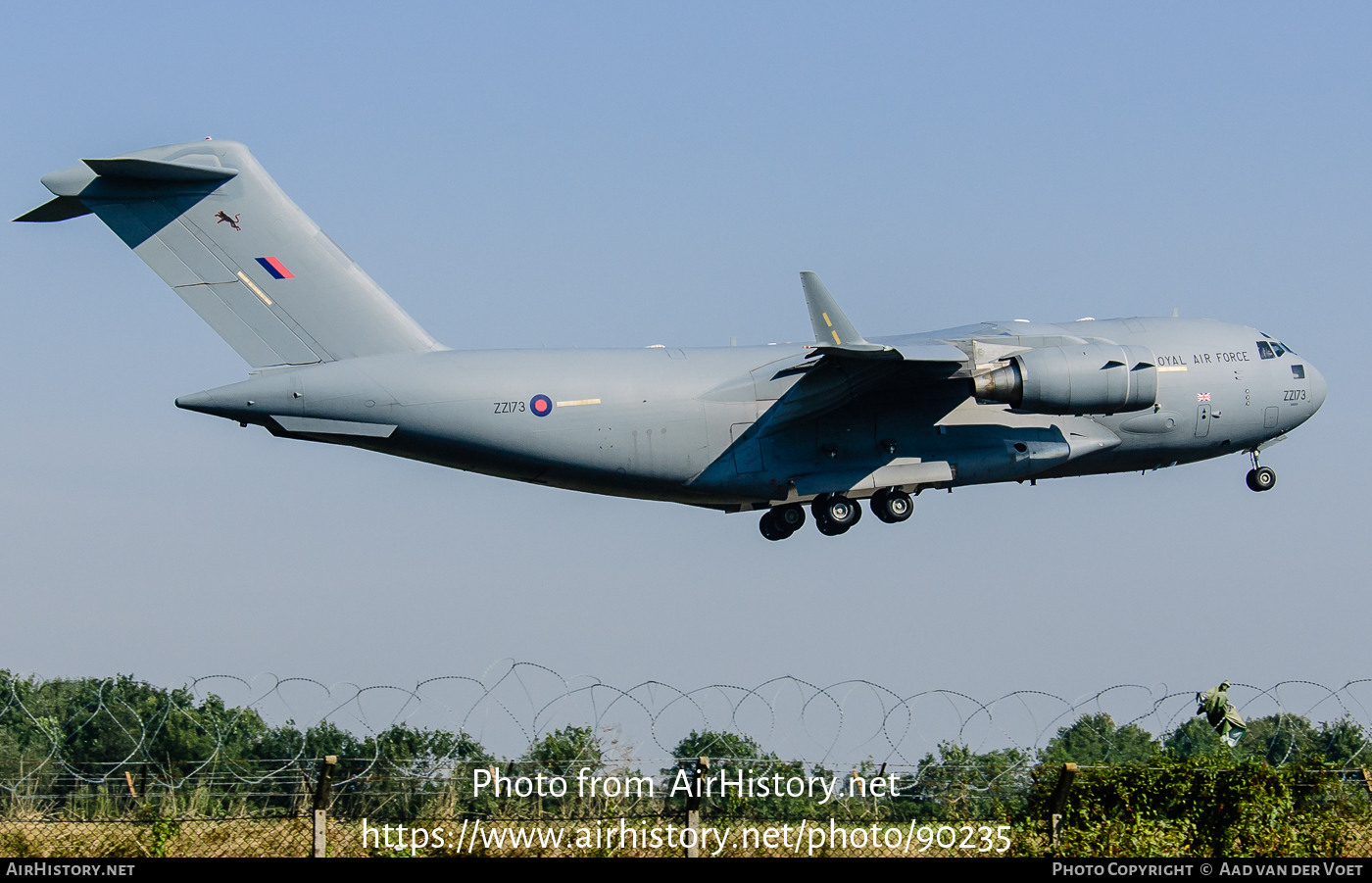 Aircraft Photo of ZZ173 | Boeing C-17A Globemaster III | UK - Air Force | AirHistory.net #90235