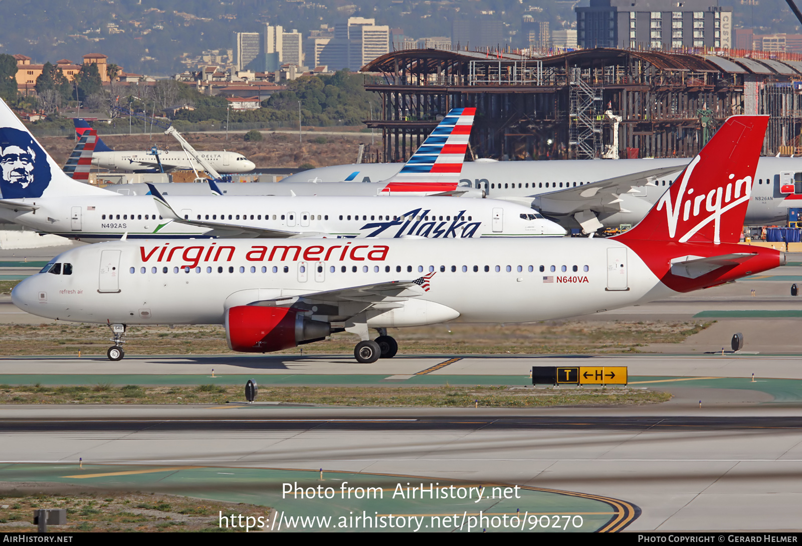 Aircraft Photo of N640VA | Airbus A320-214 | Virgin America | AirHistory.net #90270