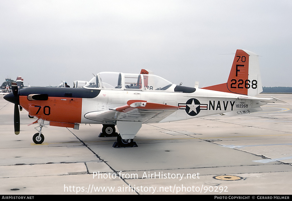 Aircraft Photo of 162268 | Beech T-34C Turbo Mentor | USA - Navy | AirHistory.net #90292