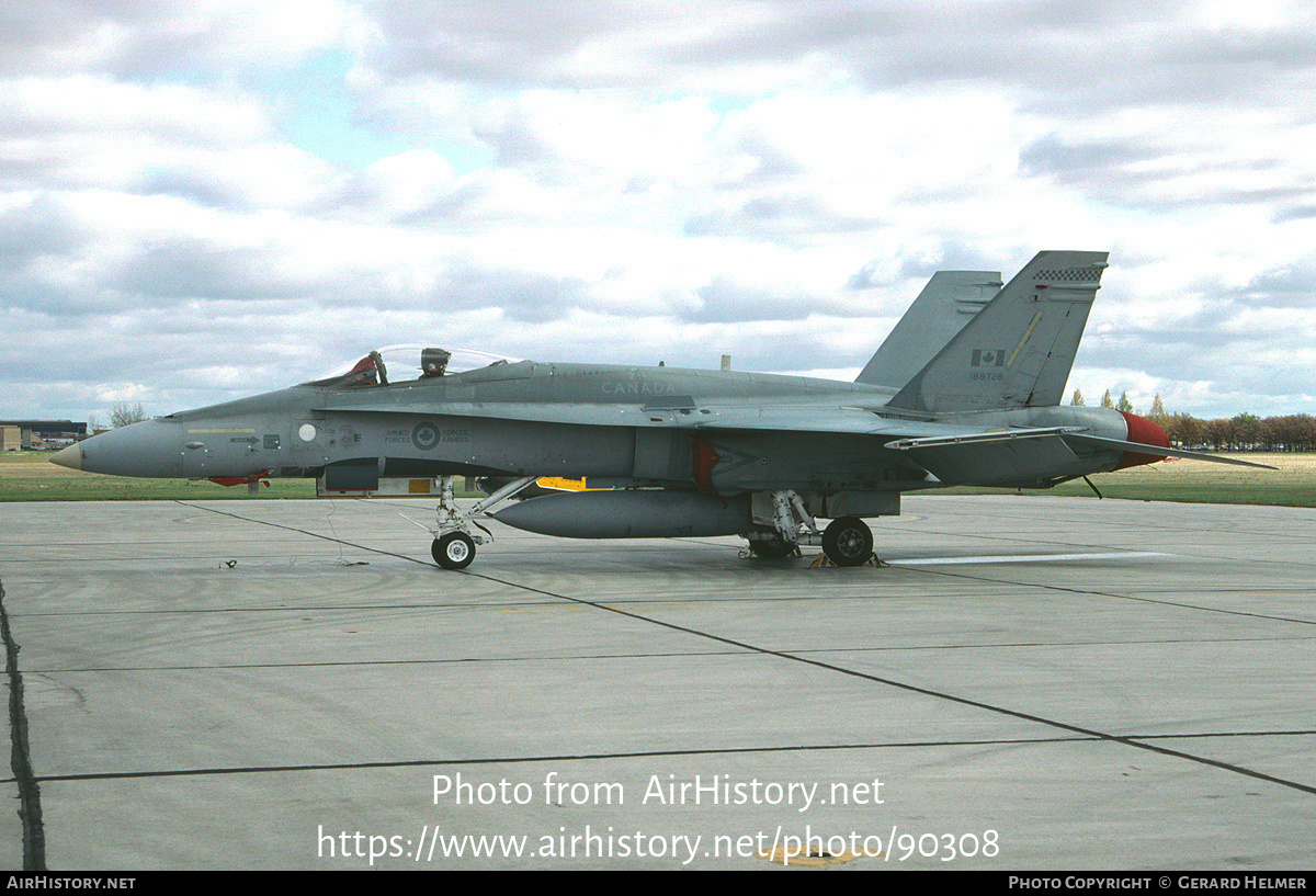 Aircraft Photo of 188726 | McDonnell Douglas CF-188 Hornet | Canada - Air Force | AirHistory.net #90308