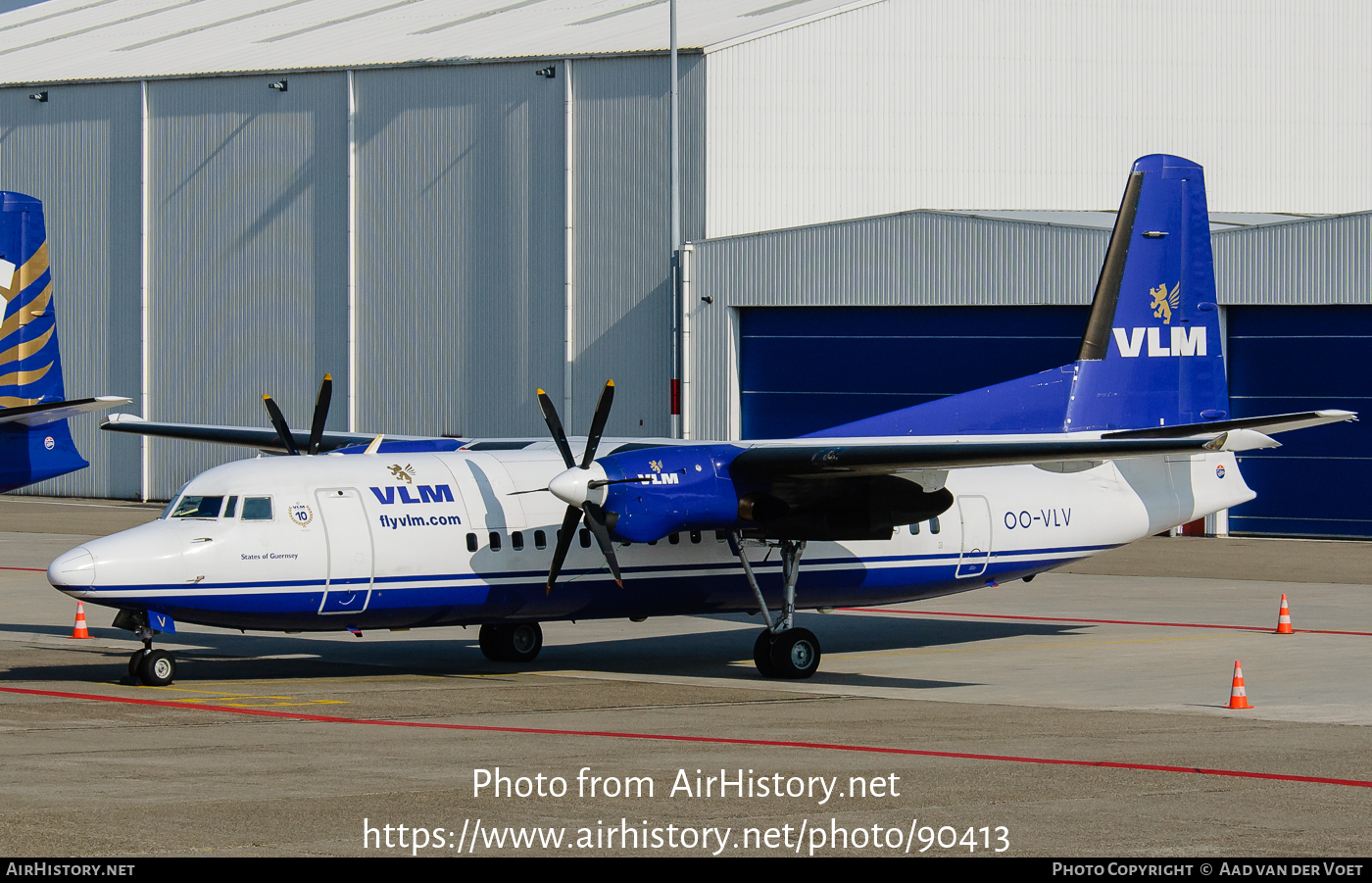 Aircraft Photo of OO-VLV | Fokker 50 | VLM Airlines | AirHistory.net #90413