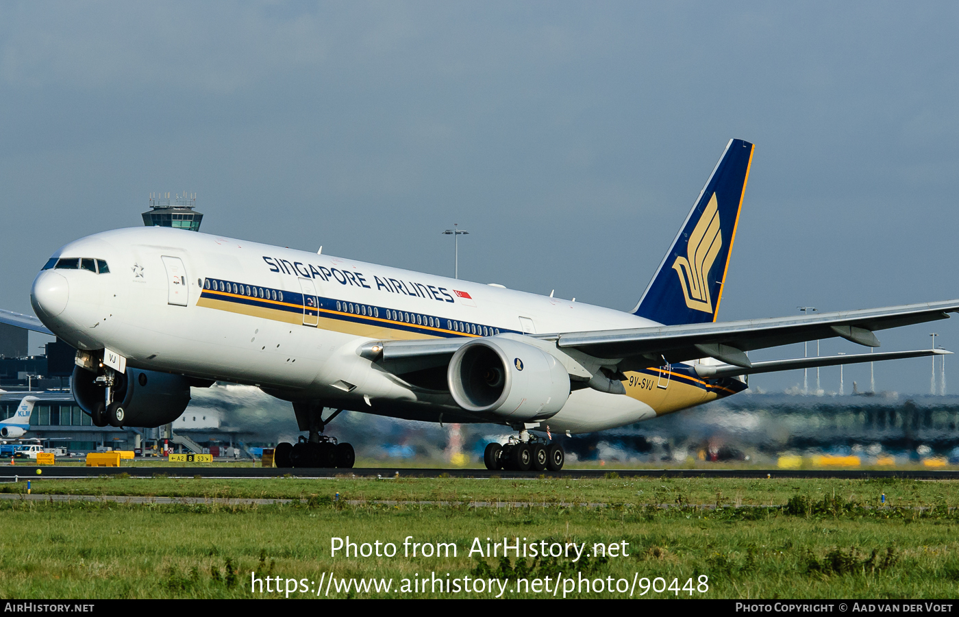 Aircraft Photo of 9V-SVJ | Boeing 777-212/ER | Singapore Airlines | AirHistory.net #90448