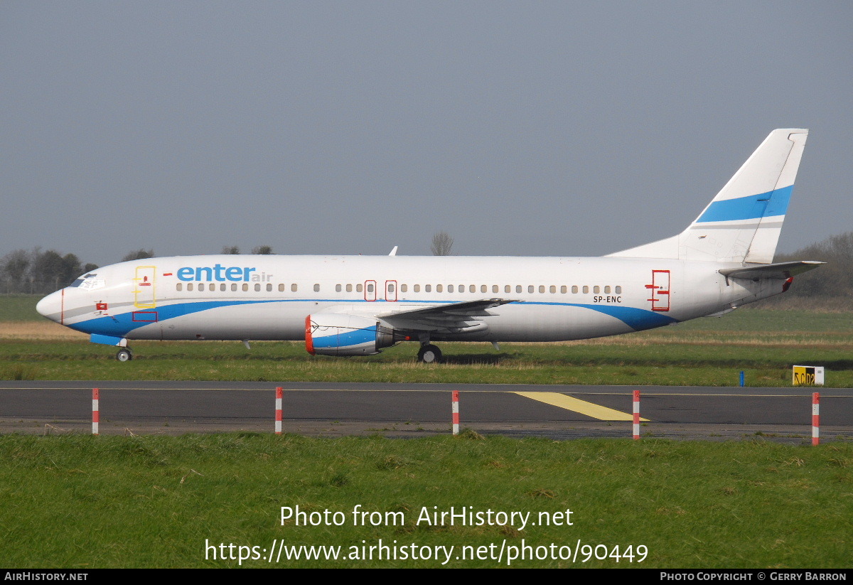 Aircraft Photo of SP-ENC | Boeing 737-4Q8 | Enter Air | AirHistory.net #90449