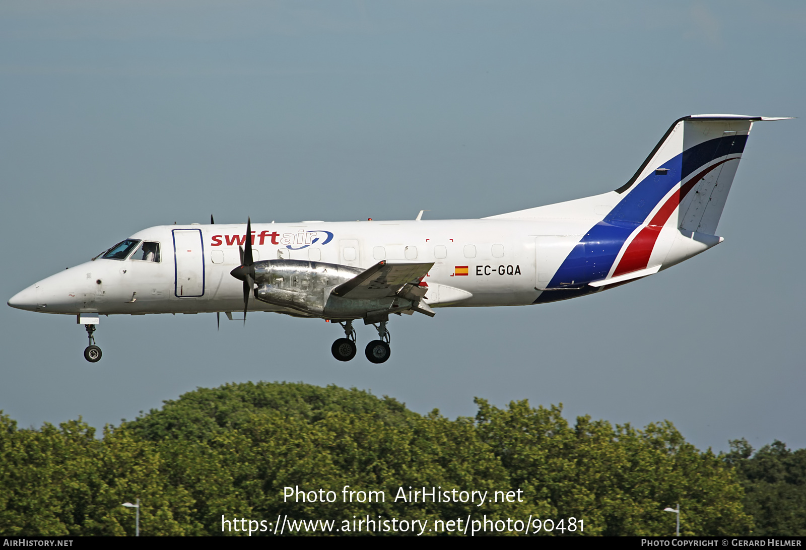 Aircraft Photo of EC-GQA | Embraer EMB-120RT(F) Brasilia | Swiftair | AirHistory.net #90481