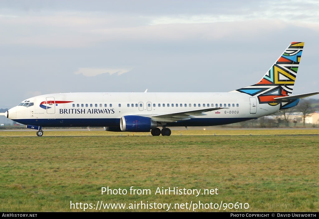 Aircraft Photo of G-DOCU | Boeing 737-436 | British Airways | AirHistory.net #90610