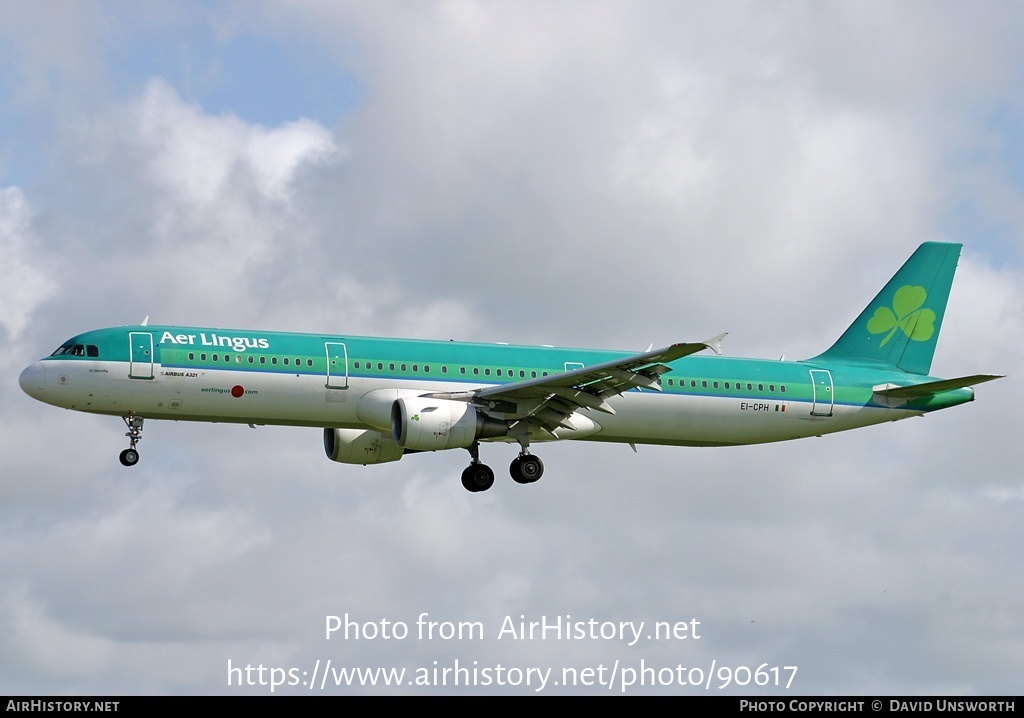 Aircraft Photo of EI-CPH | Airbus A321-211 | Aer Lingus | AirHistory.net #90617