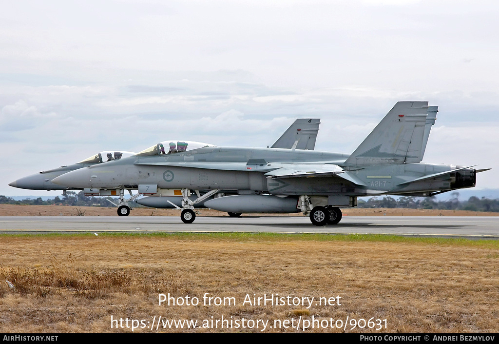 Aircraft Photo of A21-7 | McDonnell Douglas F/A-18A Hornet | Australia - Air Force | AirHistory.net #90631