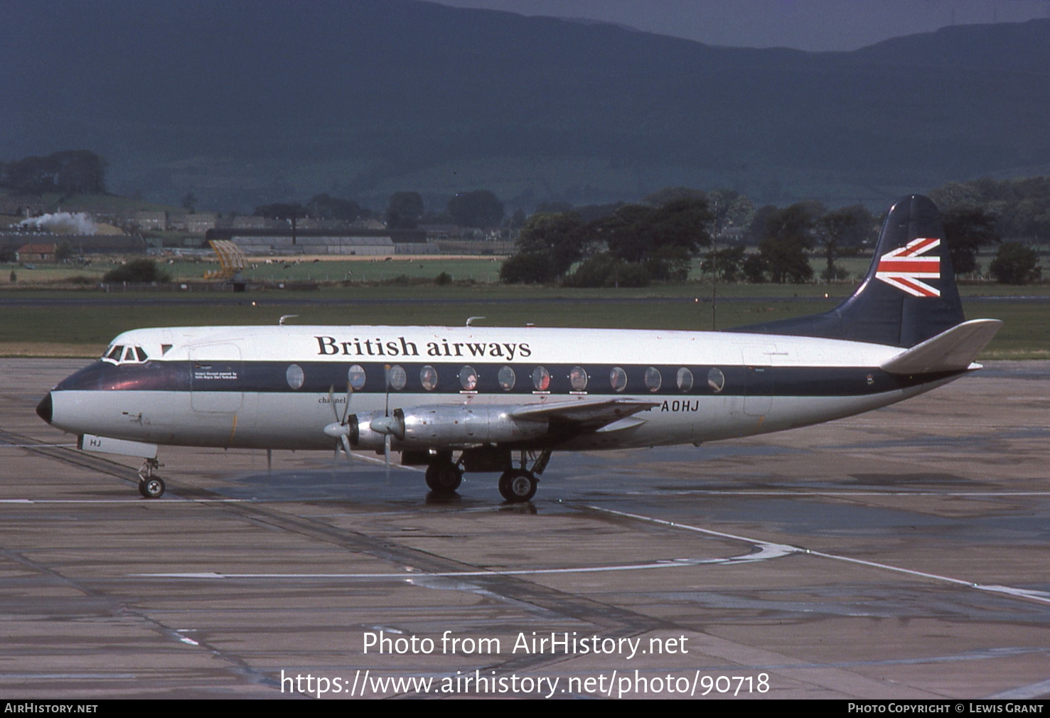 Aircraft Photo of G-AOHJ | Vickers 802 Viscount | British Airways | AirHistory.net #90718