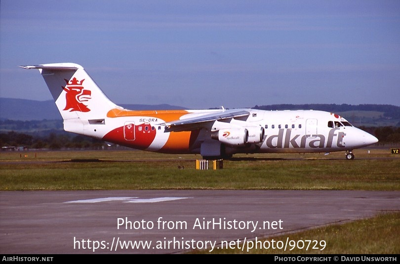 Aircraft Photo of SE-DRA | British Aerospace BAe-146-200 | Braathens Malmö Aviation | AirHistory.net #90729