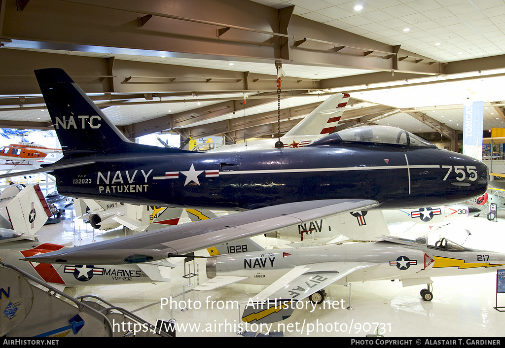 Aircraft Photo of 132023 | North American FJ-2 Fury | USA - Navy | AirHistory.net #90731