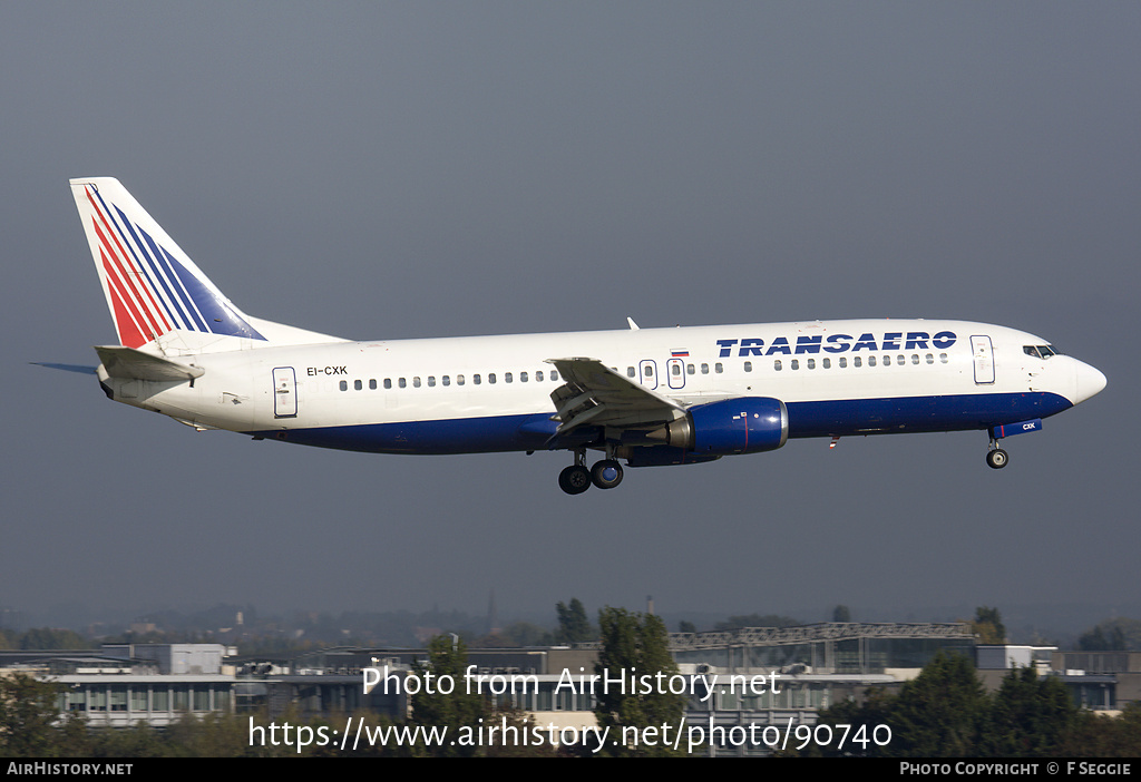 Aircraft Photo of EI-CXK | Boeing 737-4S3 | Transaero Airlines | AirHistory.net #90740