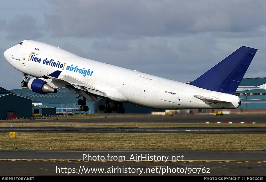 Aircraft Photo of N492MC | Boeing 747-47UF/SCD | Time Definite Airfreight | AirHistory.net #90762