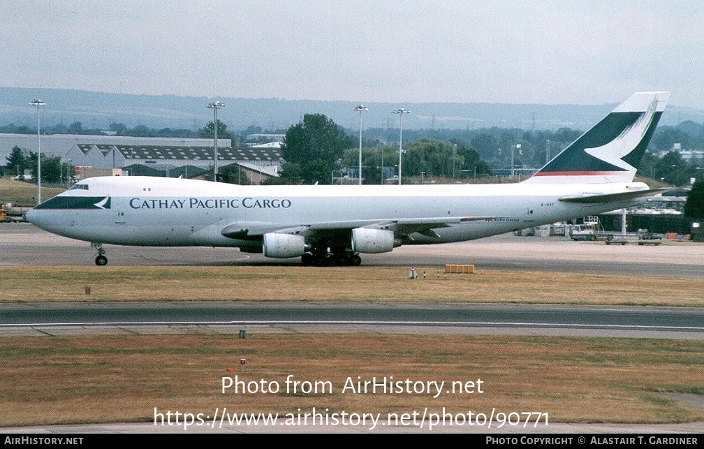 Aircraft Photo of B-HVY | Boeing 747-236F/SCD | Cathay Pacific Airways Cargo | AirHistory.net #90771