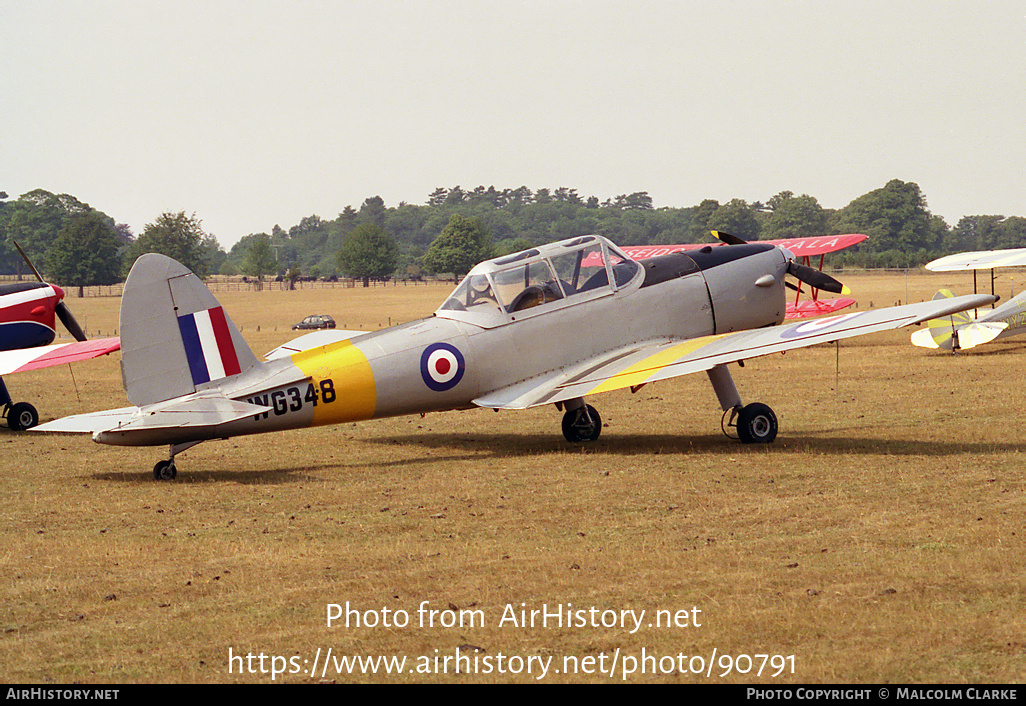 Aircraft Photo of G-BBMV / WG348 | De Havilland DHC-1 Chipmunk Mk22 | UK - Air Force | AirHistory.net #90791