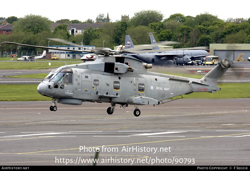 Aircraft Photo of ZH837 | EHI EH101-111 Merlin HM1 | UK - Navy | AirHistory.net #90793