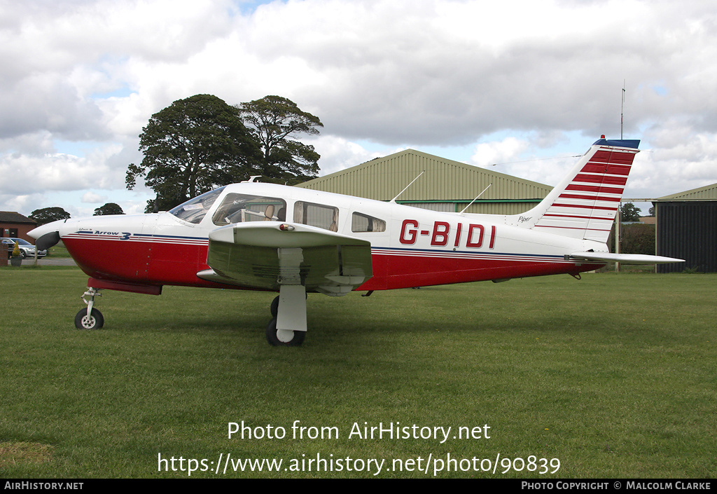 Aircraft Photo of G-BIDI | Piper PA-28R-201 Arrow III | AirHistory.net #90839