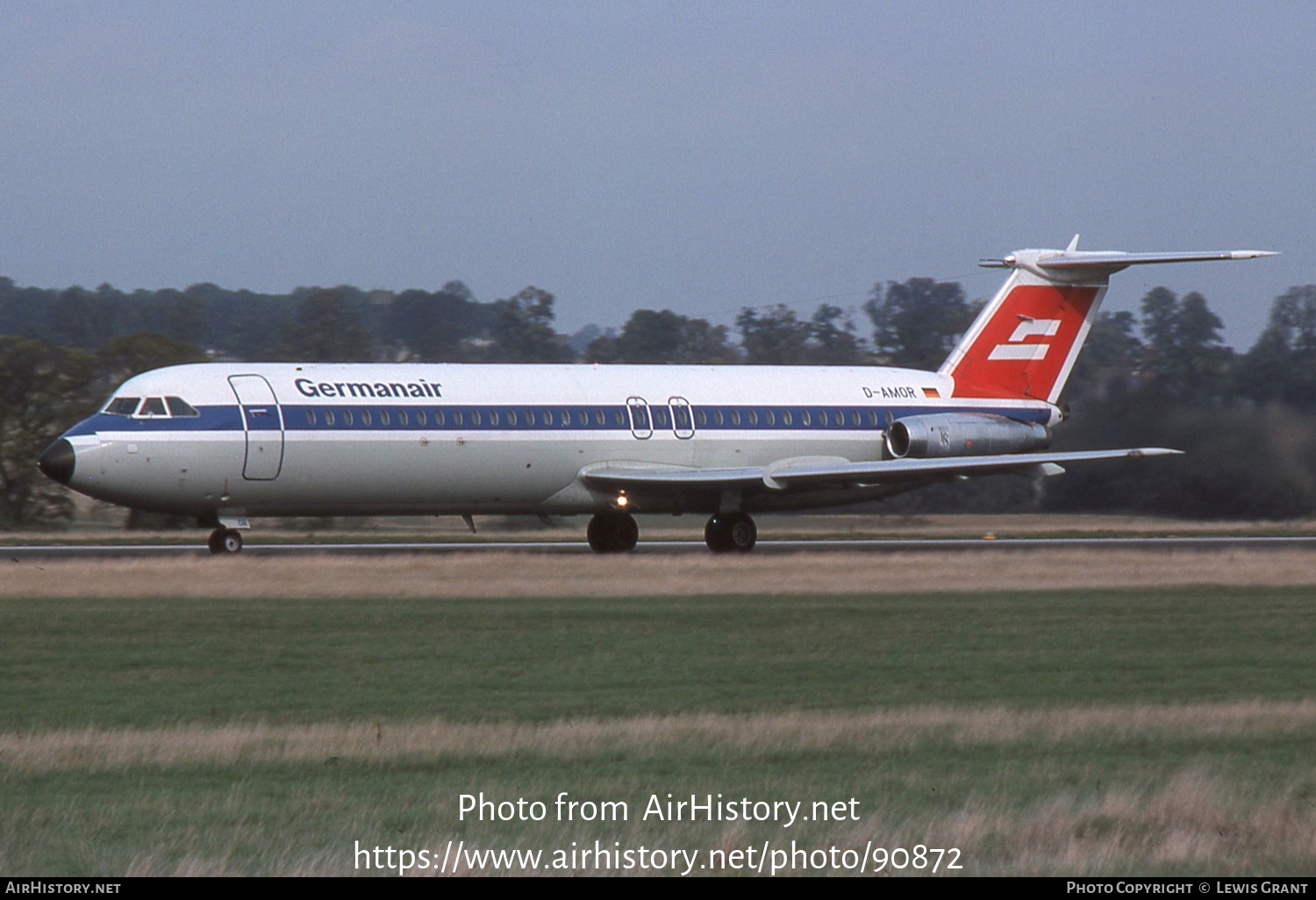 Aircraft Photo of D-AMOR | BAC 111-524FF One-Eleven | Germanair | AirHistory.net #90872