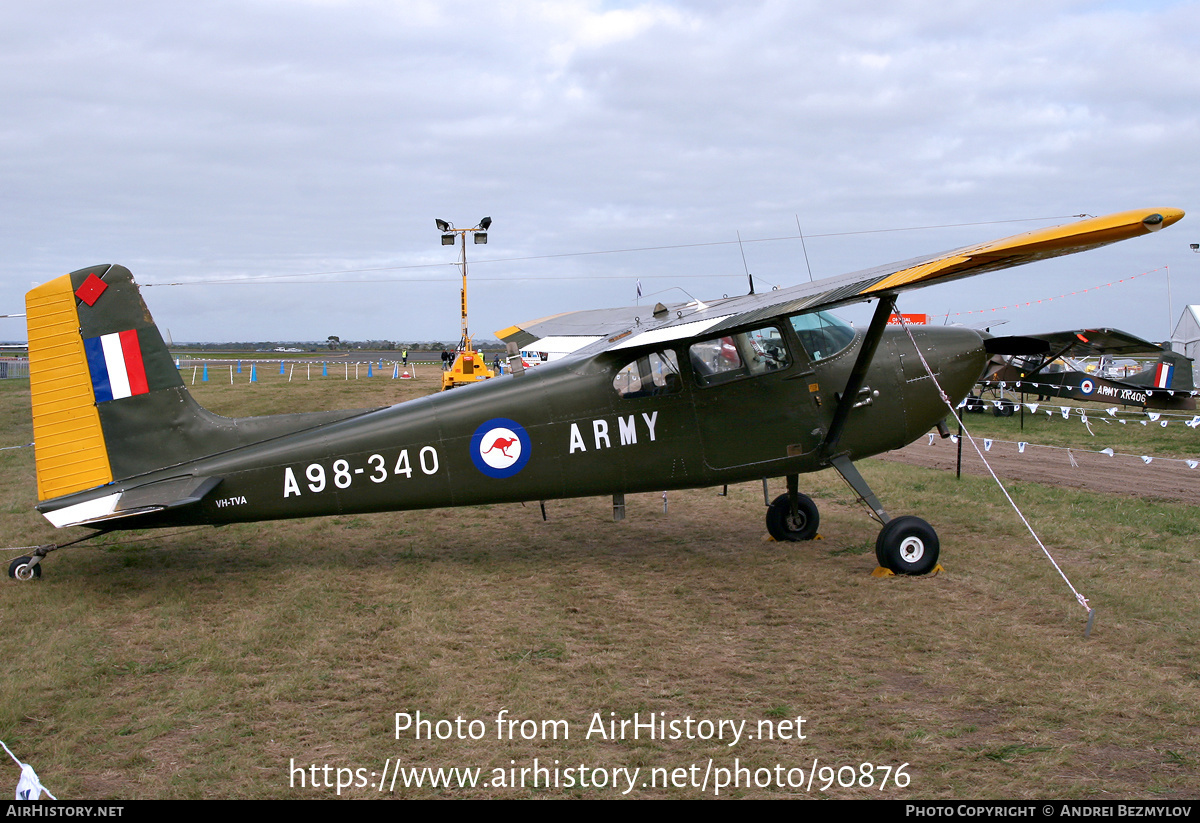 Aircraft Photo of VH-TVA / A98-340 | Cessna 180A | Australia - Army | AirHistory.net #90876