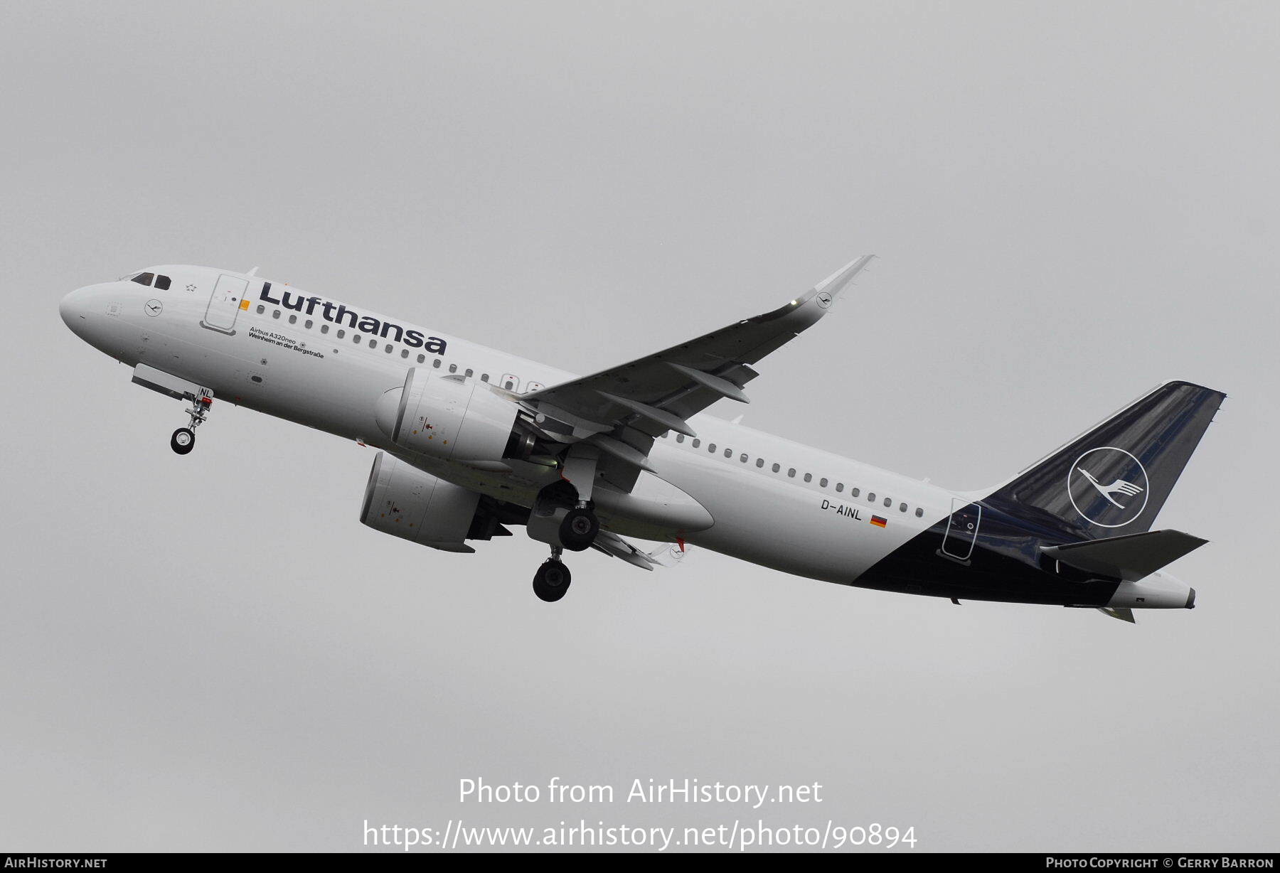 Aircraft Photo of D-AINL | Airbus A320-271N | Lufthansa | AirHistory.net #90894